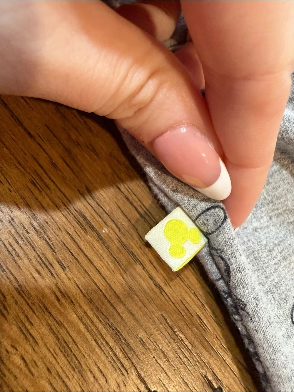 Disney Mickey Gray Overalls with Yellow Accents